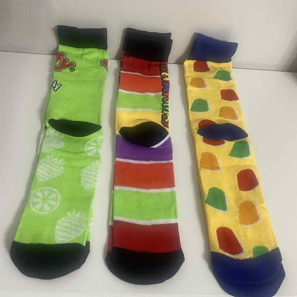 PK OF 3-DOTS/FLUFFY STUFF COTTON CANDY/ CHARMS CANDY CASUAL CREW SOCKS MEN 8-12 - Picture 3 of 6